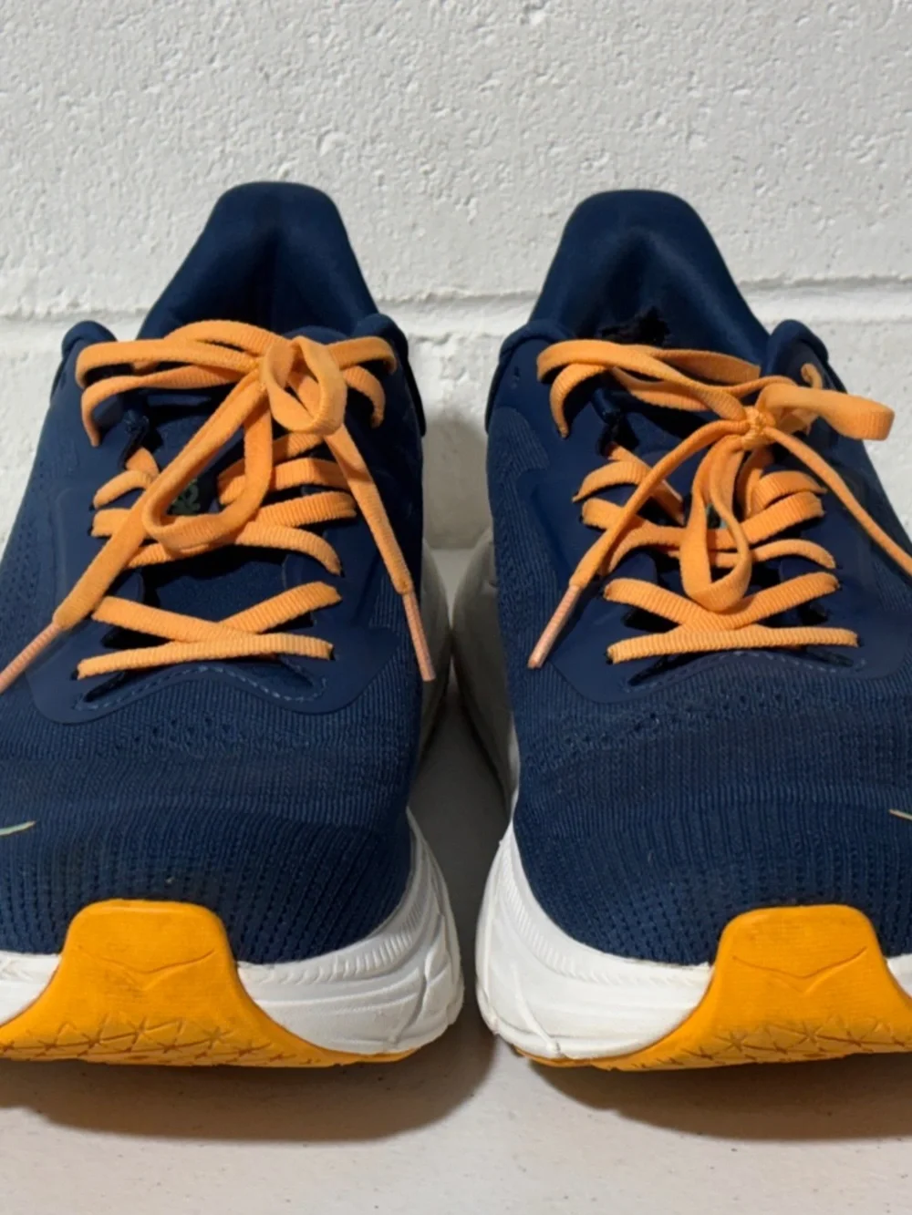 Hoka Ahari 7 Blue Orange Running Shoes Men's Size 12.5D 12.5 Sneakers VGC